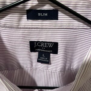 J. Crew Men’s Lavender Pinstripe Dress Shirt